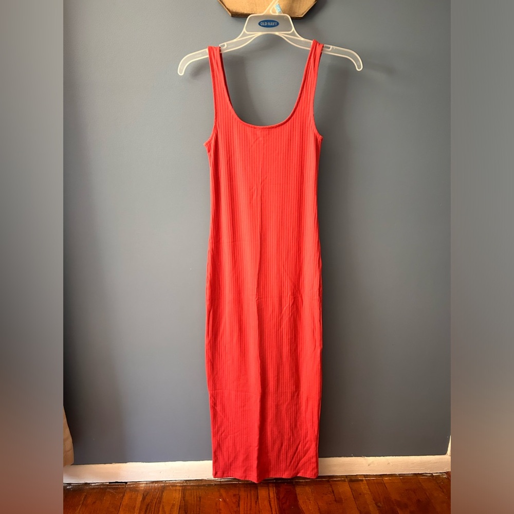 Pink maxi dress